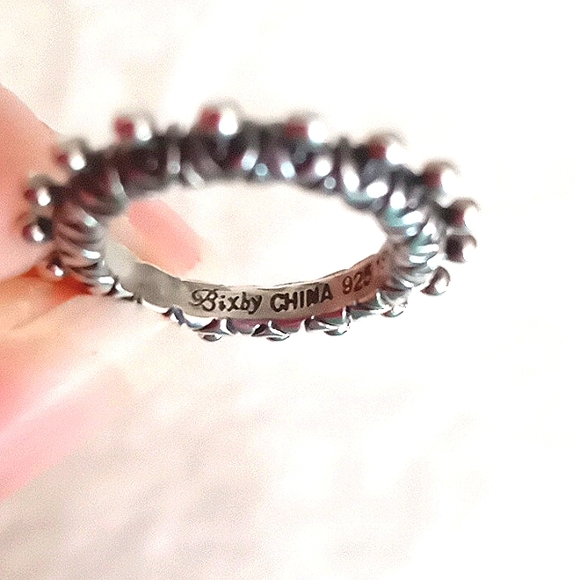 18" BARBARA BIXBY SIGNATURE STERLING SILVER AND 18k GOLD FLOWER TOGGLE NECKLACE - Picture 8 of 10